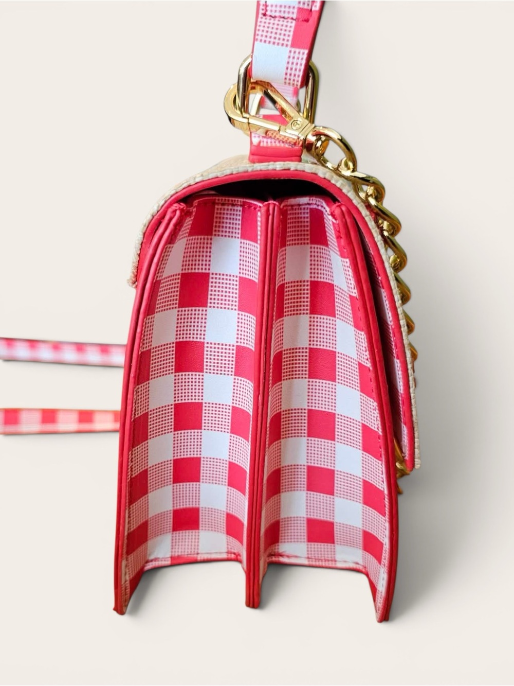 Betsey Johnson “Mylo” Mini Crossbody with Strawberries and Charm - Picture 3 of 7